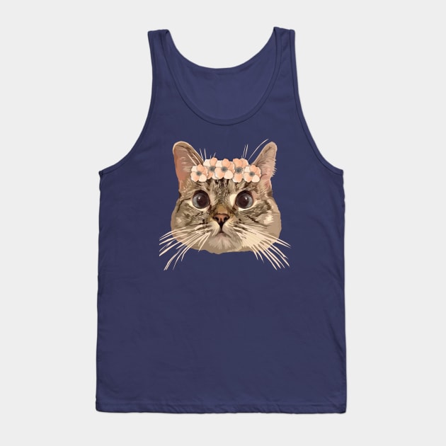 Chubby Cat Tank Top by thedailysoe